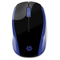 HP Mouse 200 Wireless Óptico 1000 DPI Ambidextrous Negro/Azul 2HU85AA